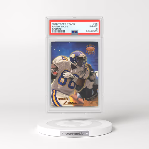 1998 Topps Stars #66 Randy Moss - Bronze (PSA 8 NM-MT)