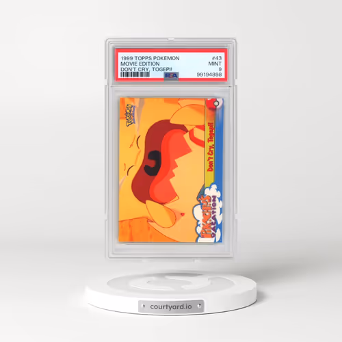 1999 Topps Pokémon the Movie Edt #43 Movie Edition - Don't Cry, Togepi! (PSA 9 MINT)