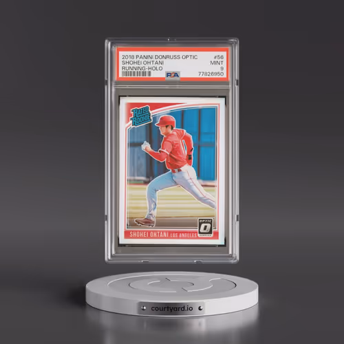 2018 Panini Donruss Optic #56 Shohei Ohtani - Variation-Holo (PSA 9 MINT)