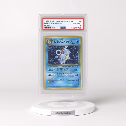 1997 Pokémon Rocket #9 Dark Blastoise - Holo (PSA 8 NM-MT)