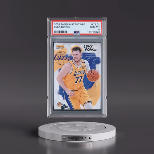 2024 Panini Instant NBA #LDLAL Luka Doncic (PSA 10 GEM MINT)