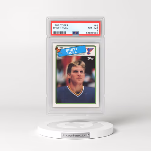 1988 Topps #66 Brett Hull (PSA 8 NM-MT)