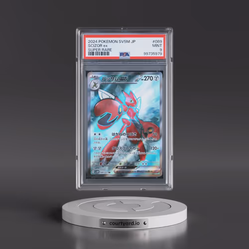 2024 Pokémon Sv5m-Cyber Judge #089 Scizor EX - Holo Super Rare (PSA 9 MINT)