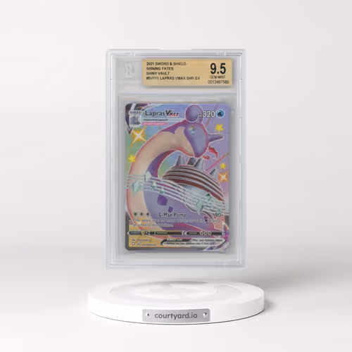 2021 Shining Fates #SV111 Lapras VMAX - Shiny Vault Holo (BGS 9.5 GEM MINT)