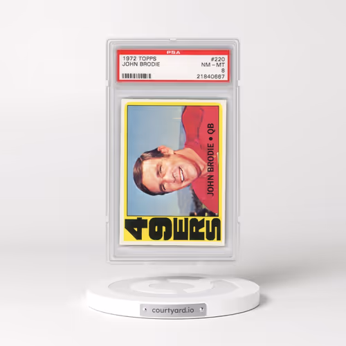 1972 Topps #220 John Brodie (PSA 8 NM-MT)