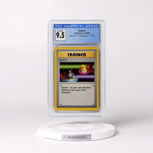 1999 Base Set #95/102 Switch - Shadowless Shadowless (CGC 10 GEM MINT)