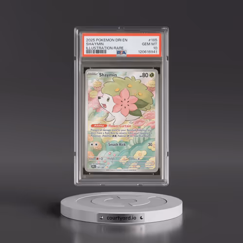 2025 Pokémon Dri EN-Destined Rivals #185 Shaymin - Illustration Rare (PSA 10 GEM MINT)