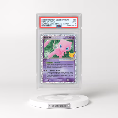 2021 Pokémon Celebrations Classic Collection #88 Mew EX - Holo Holo (PSA 9 MINT)