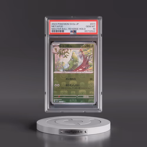 2023 Pokémon Sv2a-Pokémon 151 #011 Metapod - Reverse Holo Master Ball (PSA 10 GEM MINT)