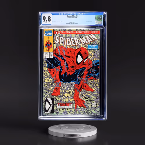 Spider-Man #1 CGC 9.8 White Pages (Marvel Comics, 8/90) - Universal