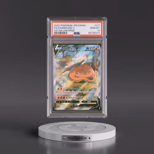 2022 Pokémon Sword & Shield Vstar Universe #211 Charizard V - Holo Full Art (PSA 10 GEM MINT)