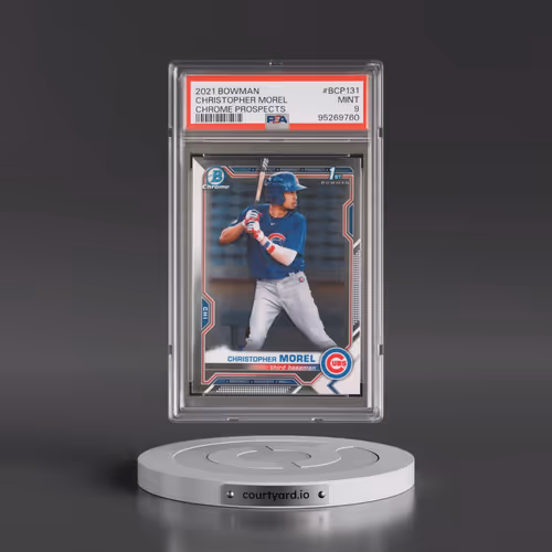 2021 Bowman Chrome Prospects #BCP131 Christopher Morel (PSA 9 MINT)
