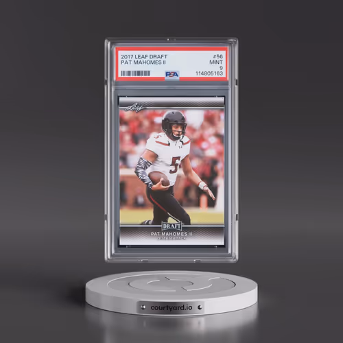 2017 Leaf Draft #56 Pat Mahomes II (PSA 9 MINT)