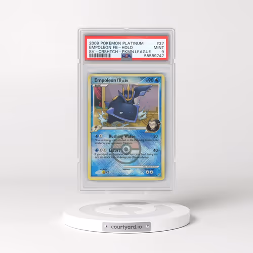 2009 Pokémon Platinum Supreme Victors #27 Empoleon FB - Holo Crosshatch-2010 Pokemon League (PSA 9 M