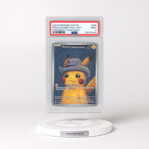 2023 Pokémon Svp EN-SV Black Star Promo #085 Pikachu With Grey Felt Hat - Pokemon X Van Gogh (PSA 9 MINT)