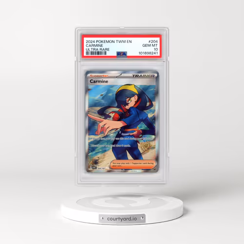2024 Pokémon Twm EN-Twilight Masquerade #204 Carmine - Ultra Rare (PSA 10 GEM MINT)