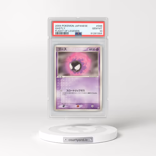 2004 Pokémon Flight of Legends #046 Gastly (PSA 10 GEM MINT)
