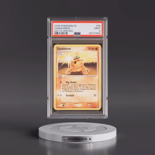 2005 Pokémon EX Delta Species #82 Sandshrew (PSA 9 MINT)