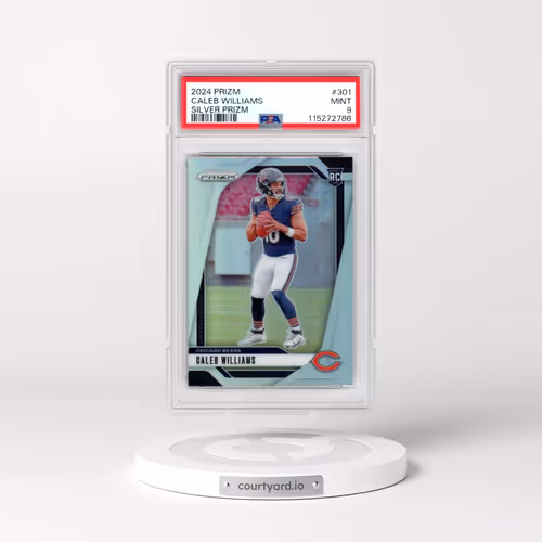 2024 Panini Prizm #301 Caleb Williams - Silver Prizm (PSA 9 MINT)
