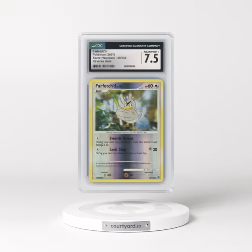 2007 Secret Wonders #49/132 Farfetch'd - Reverse Holo (CGC 7.5 NM+)
