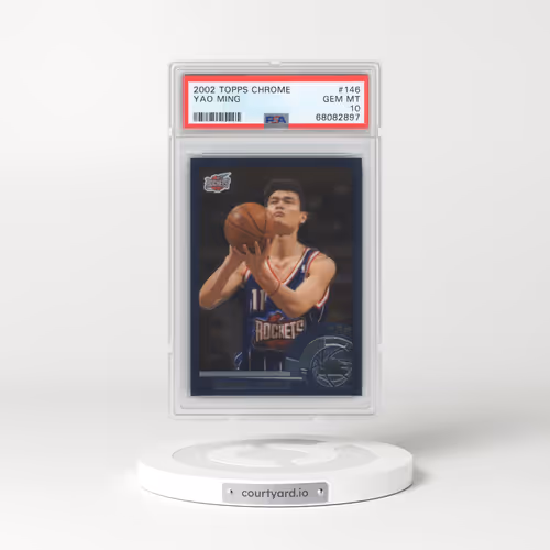 2002 Topps Chrome #146 Yao Ming (PSA 10 GEM MINT)