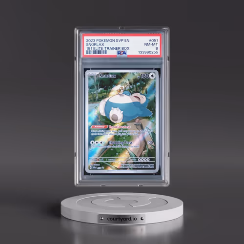 2023 Pokémon Svp EN-SV Black Star Promo #051 Snorlax - 151 Elite Trainer Box (PSA 8 NM-MT)