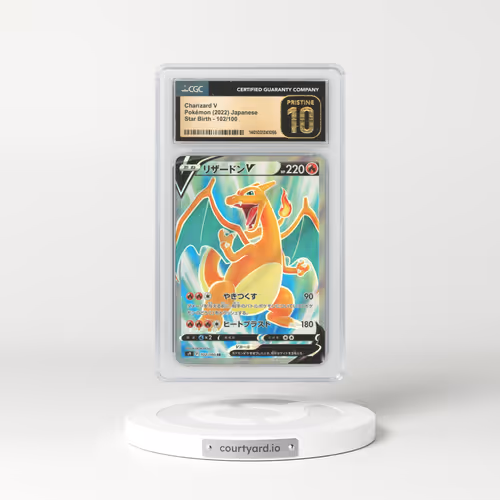 2022 Japanese Star Birth #102 Charizard V (CGC 10 PRISTINE)