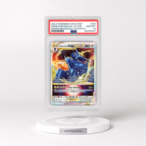2022 Pokémon Swsh Black Star Promo #256 Origin Forme Dialga Vstar - Origin Forme Dialga Vstar Premium Collection (PSA 10 GEM MINT)