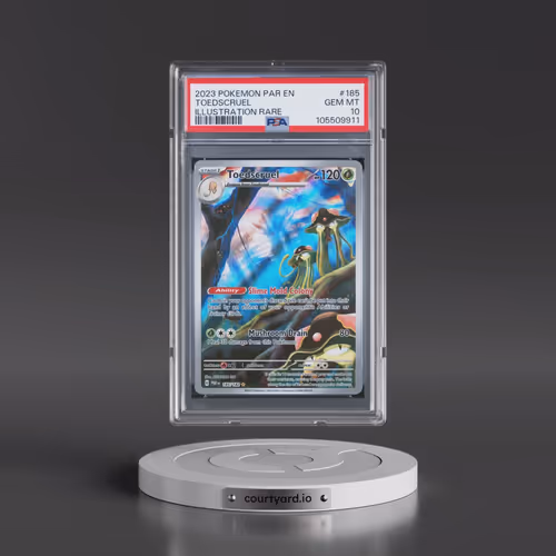 2023 Pokémon Par EN-Paradox Rift #185 Toedscruel - Illustration Rare (PSA 10 GEM MINT)