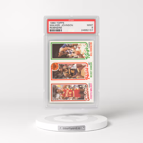 1980 Topps #13 Walker, Johnson - Robinzine (PSA 9 MINT)