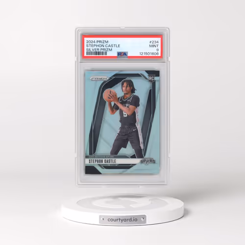 2024 Panini Prizm #234 Stephon Castle - Silver Prizm (PSA 9 MINT)