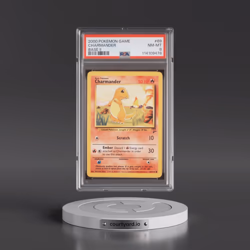 2000 Pokémon Game Base II #69 Charmander (PSA 8 NM-MT)