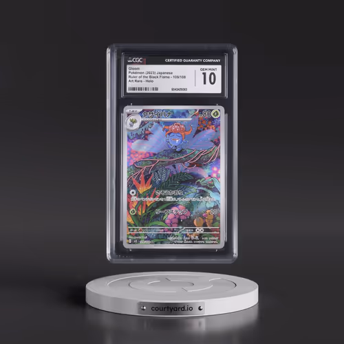 2023 Ruler of the Black Flame #109/108 Gloom - Art Rare Holo (CGC 10 GEM MINT)