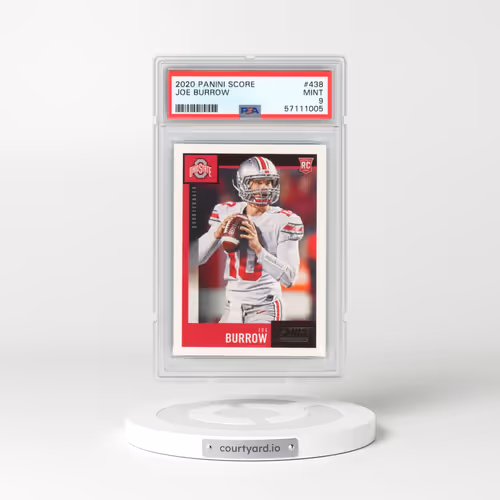 2020 Panini Score #438 Joe Burrow (PSA 9 MINT)