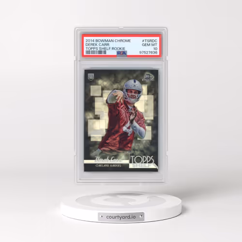 2014 Bowman Chrome Topps Shelf Rookie #TSRDC Derek Carr (PSA 10 GEM MINT)