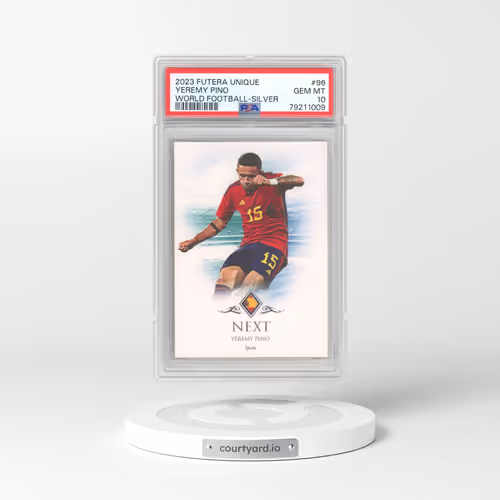 2023 Futera Unique #96 Yeremy Pino World Football-Silver