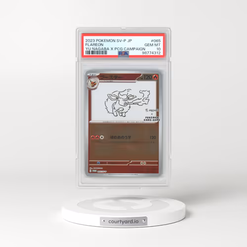 2023 Pokémon SV-P Promo #065 Flareon - YU Nagaba X Pokemon Card Game Campaign (PSA 10 GEM MINT)