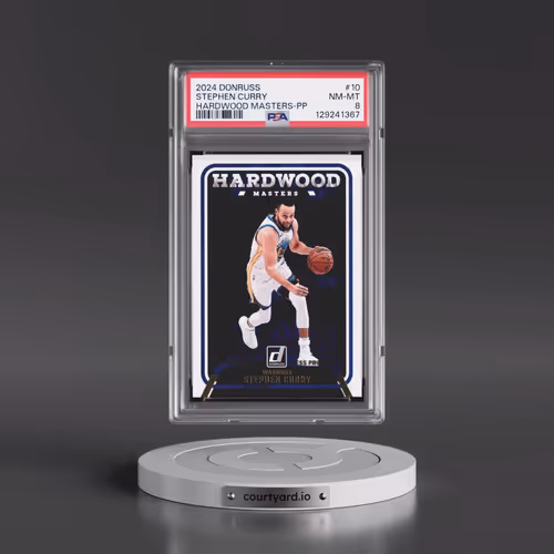 2024 Panini Donruss Hardwood Masters #10 Stephen Curry - Press Proof (PSA 8 NM-MT)