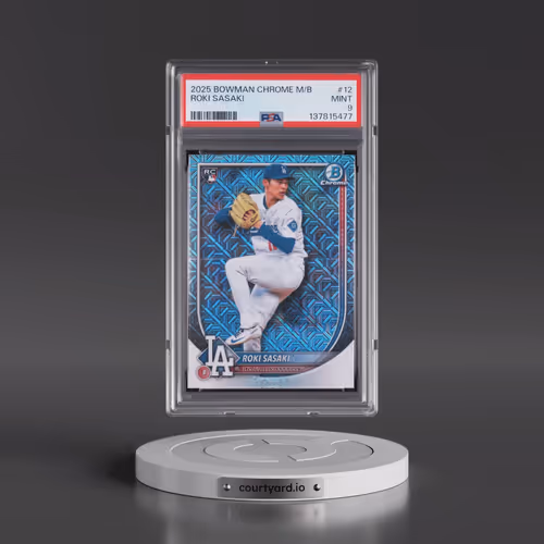 2025 Bowman Chrome Mega Box #12 Roki Sasaki (PSA 9 MINT)