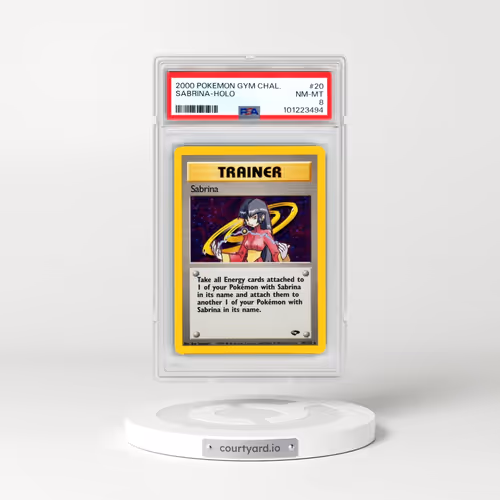 2000 Pokémon Gym Challenge #20 Sabrina - Holo (PSA 8 NM-MT)