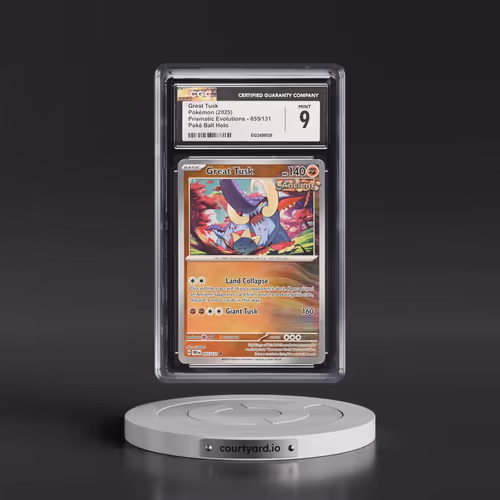 2024 Prismatic Evolutions - PRE EN #055/131 Great Tusk - Poké Ball Holo (CGC 9 MINT)