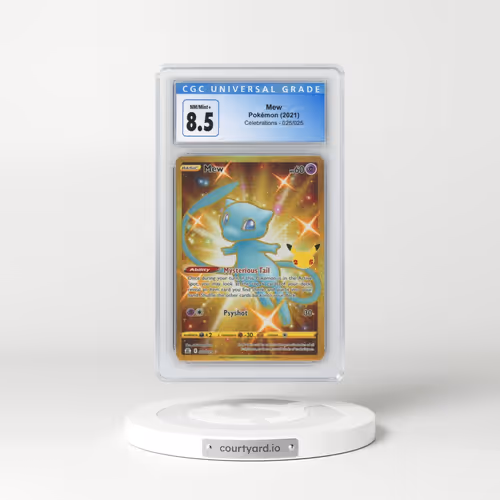 2021 Celebrations #025/025 Mew (CGC 8.5 NM-MT+)