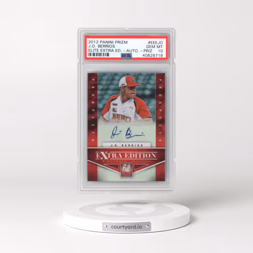 2012 Panini Prizm Elite Extra Edition #EEEJO J.O. Berrios - Autograph-Prizm (PSA 10 GEM MINT)