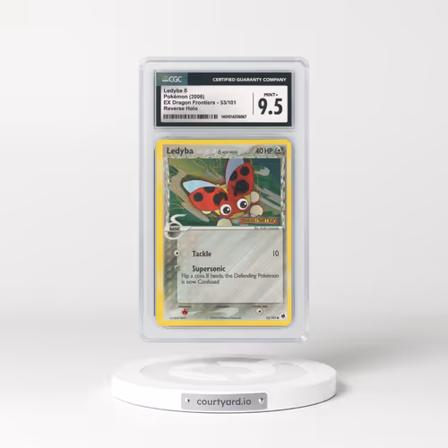 2006 EX Dragon Frontiers #53 Ledyba - Holo (CGC 9.5 MINT+)