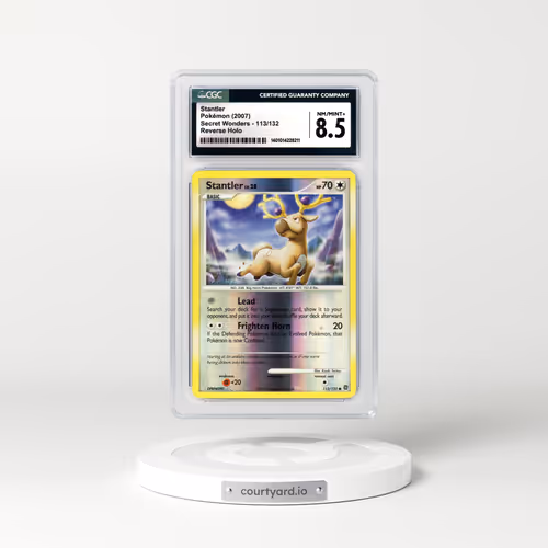 2007 Secret Wonders #113 Stantler - Holo (CGC 8.5 NM-MT+)