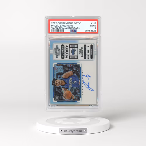 2022 Panini Contenders Optic #118 Paolo Banchero - Variation-Autograph (PSA 9 MINT)