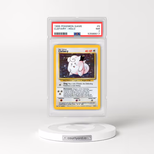 1999 Pokémon Game #5 Clefairy - Holo (PSA 7 NM)