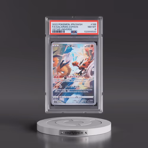 2022 Pokémon Sword & Shield Vstar Universe #188 Galarian Zapdos - Full Art (PSA 8 NM-MT)