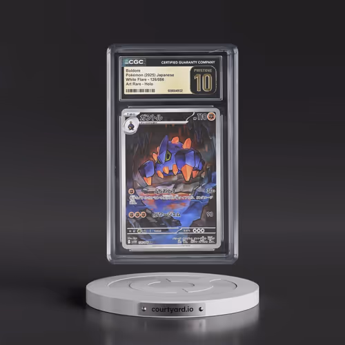 2025 White Flare - sv11W #126/086 Boldore - Art Rare Holo (CGC 10 PRISTINE)
