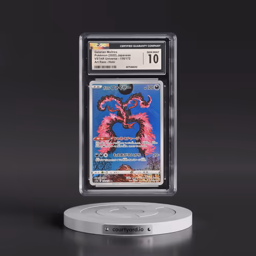 2022 VSTAR Universe #190/172 Galarian Moltres - Art Rare Holo (CGC 10 GEM MINT)